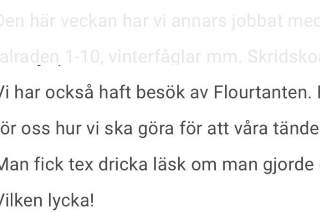 Sanningen om flour